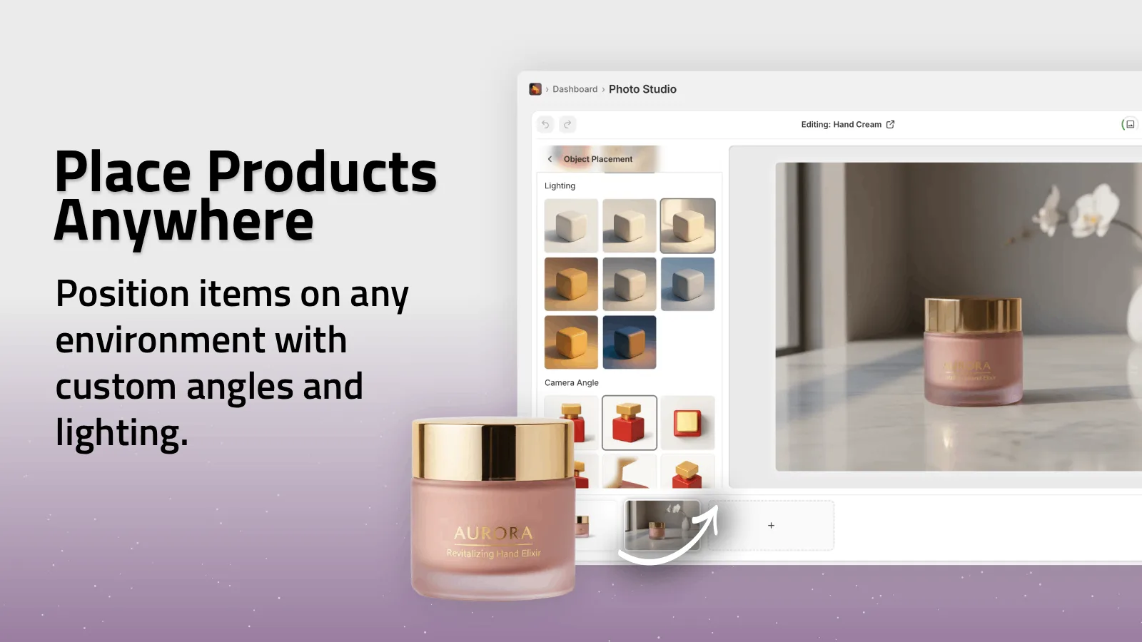 Shopify lifestyle placement and video options
