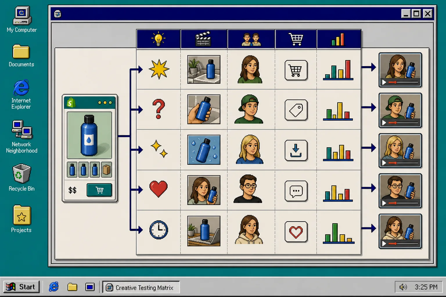 UGC testing matrix