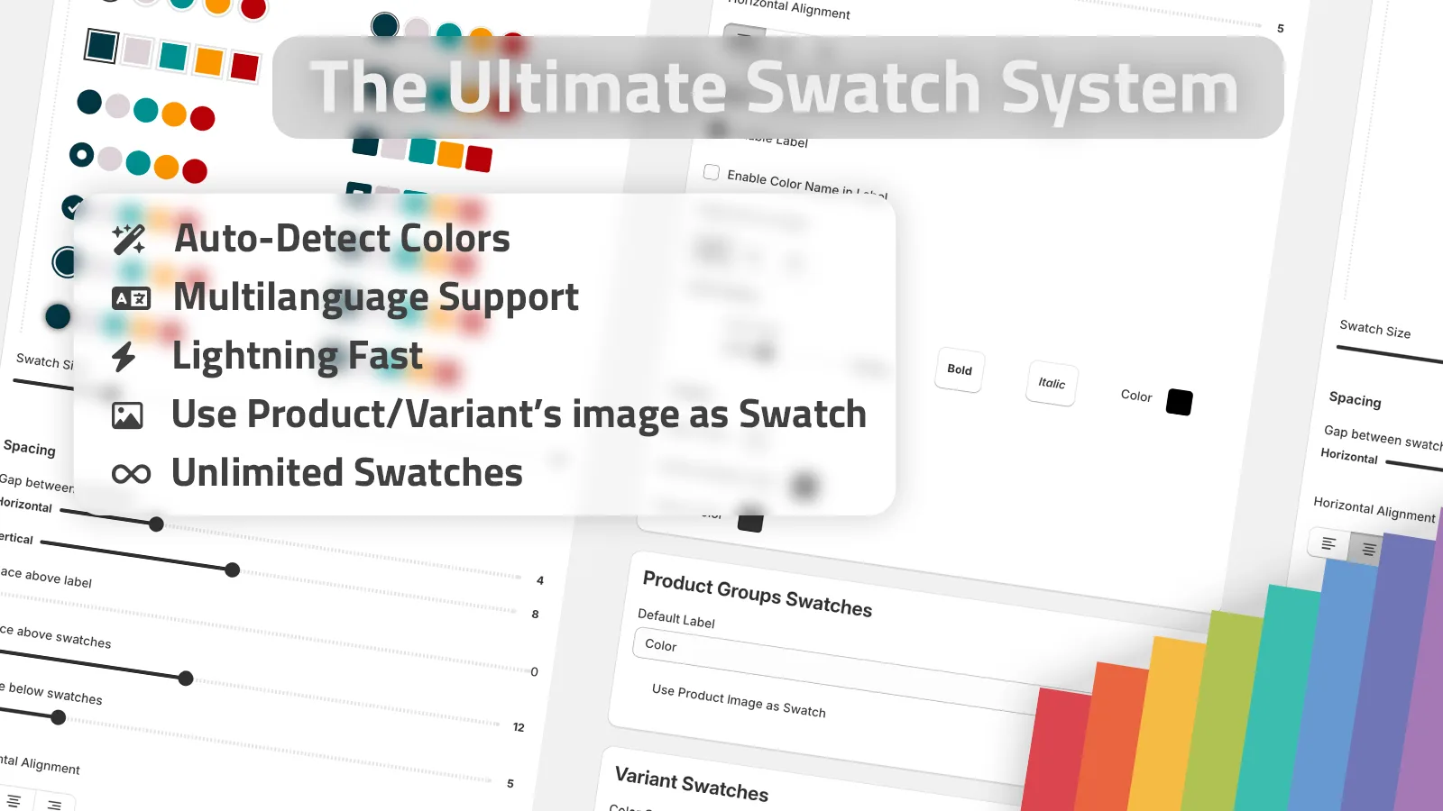 The ultimate swatch system screenshot