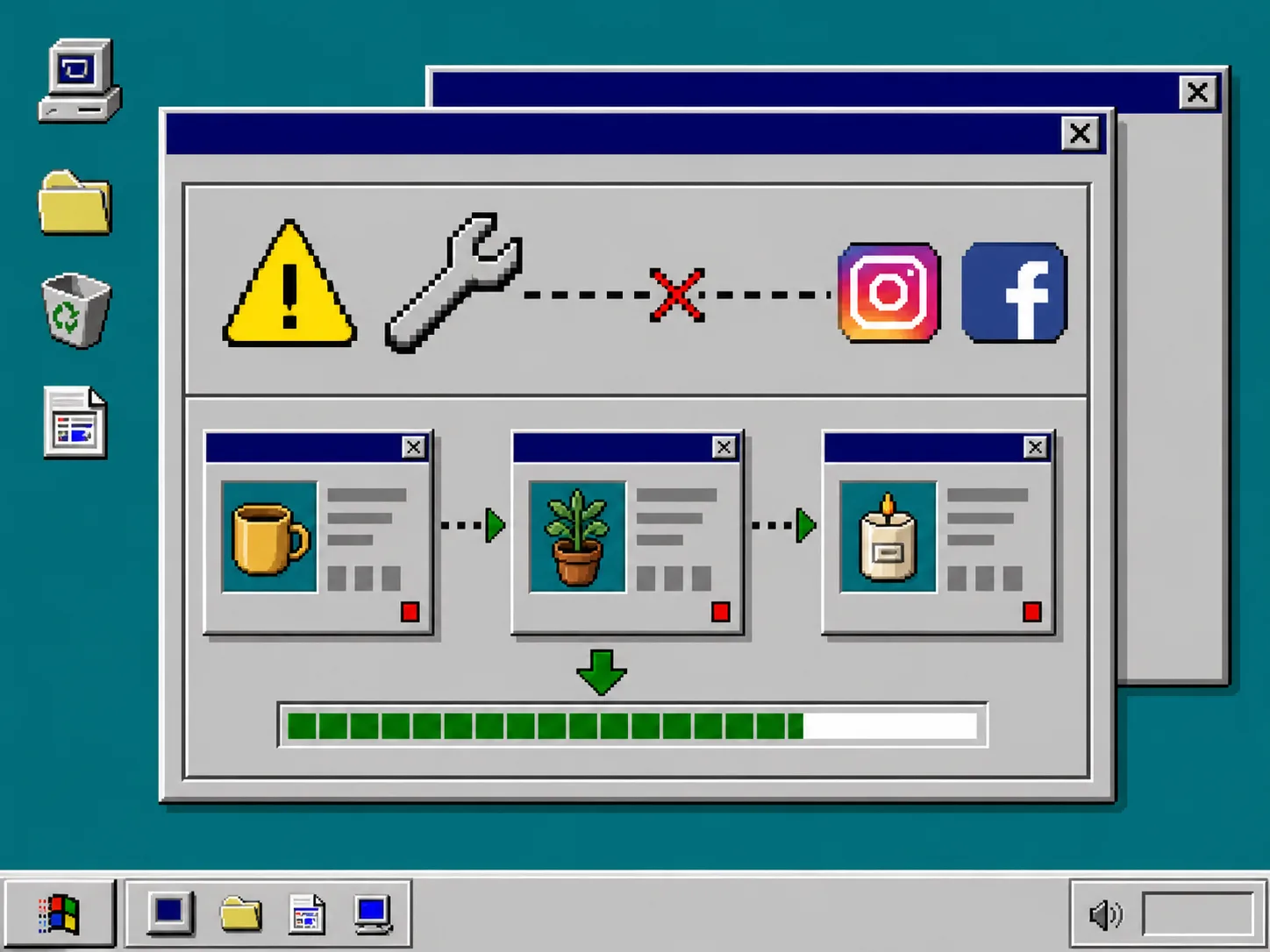 Retro troubleshooting dialog for catalog sync