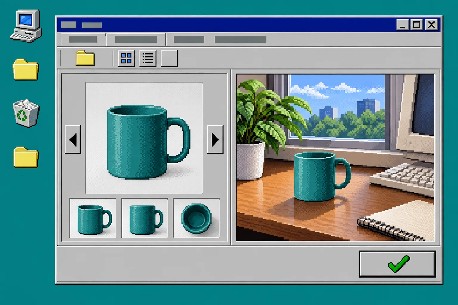 Lifestyle scene preview dialog