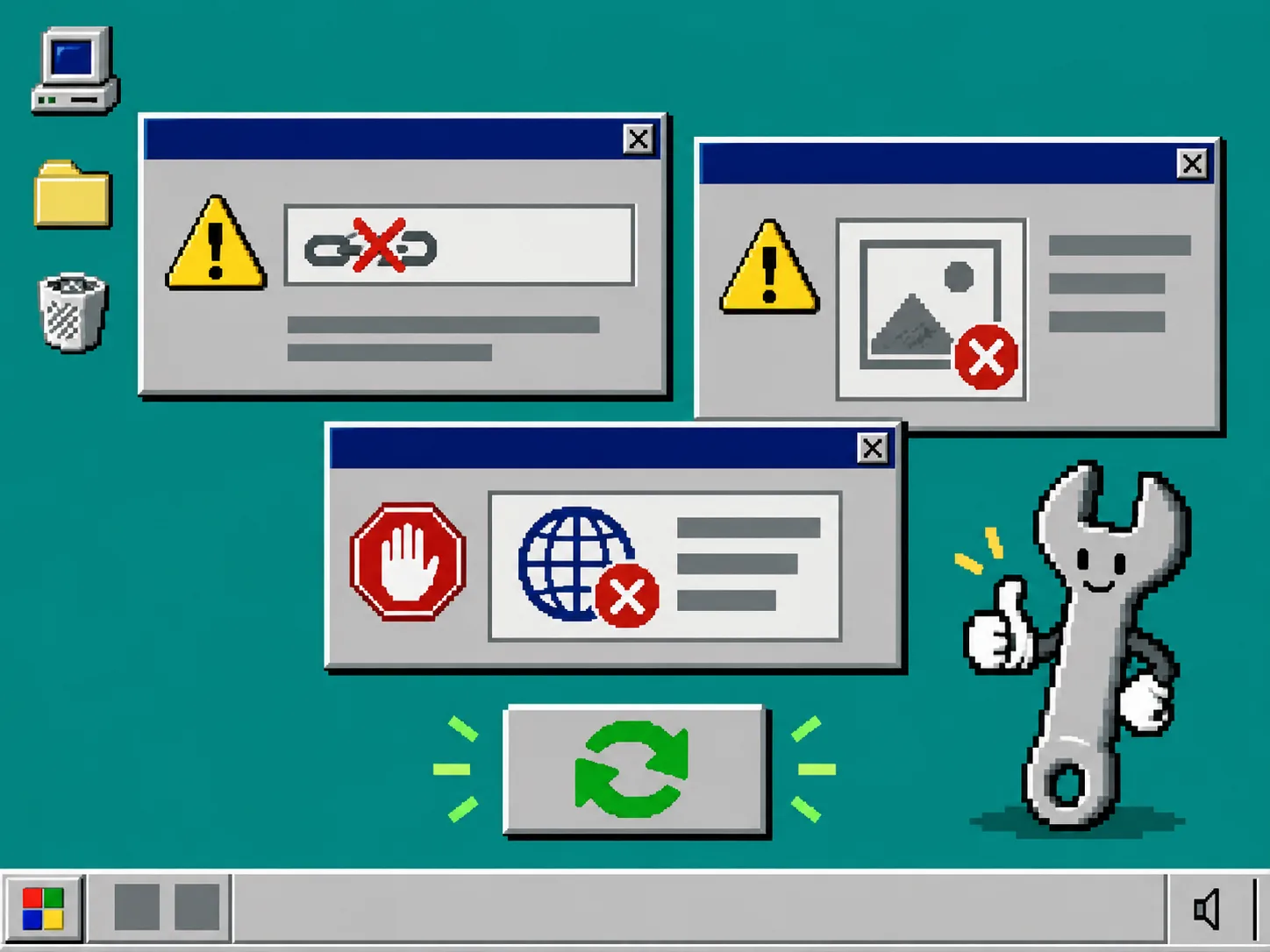 Retro troubleshooting dialogs for Etsy catalog feeds